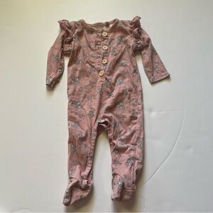 Jessica Simpson Pink Floral Baby Outfit